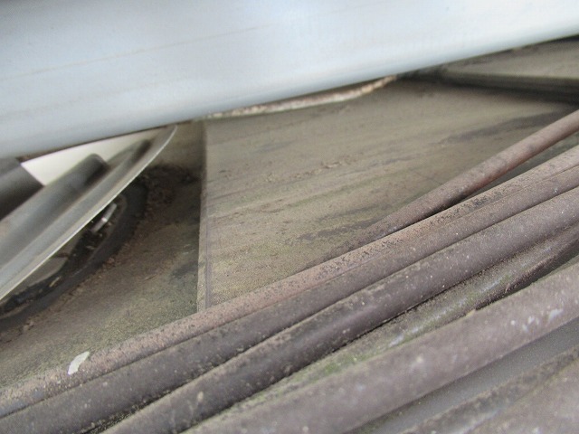 甲府市　雨漏り　屋根カバー工法　GMルーフ